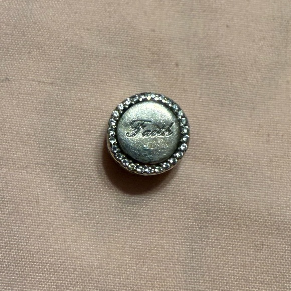 Authentic Pandora Cross/Faith SS Charm Retired - Picture 4 of 5